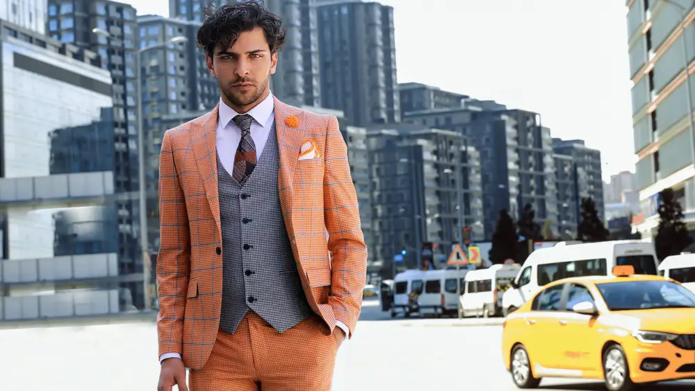 Redefining Elegance: Plaid Men's Suits