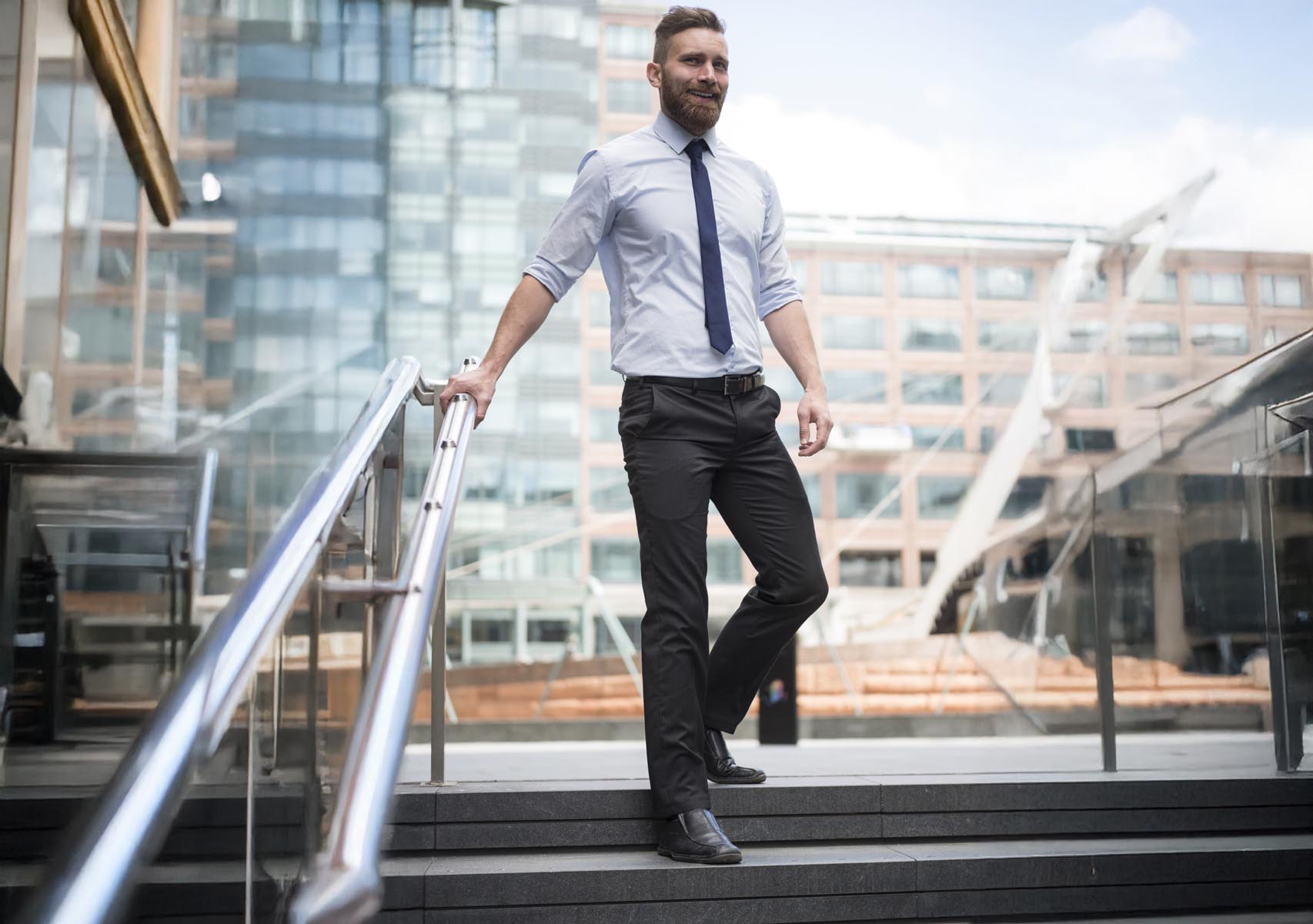 black trousers outfit ideas men