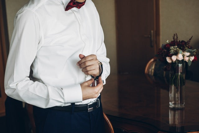 can guys wear white dress shirt to wedding White Tux Shirt For Wedding
