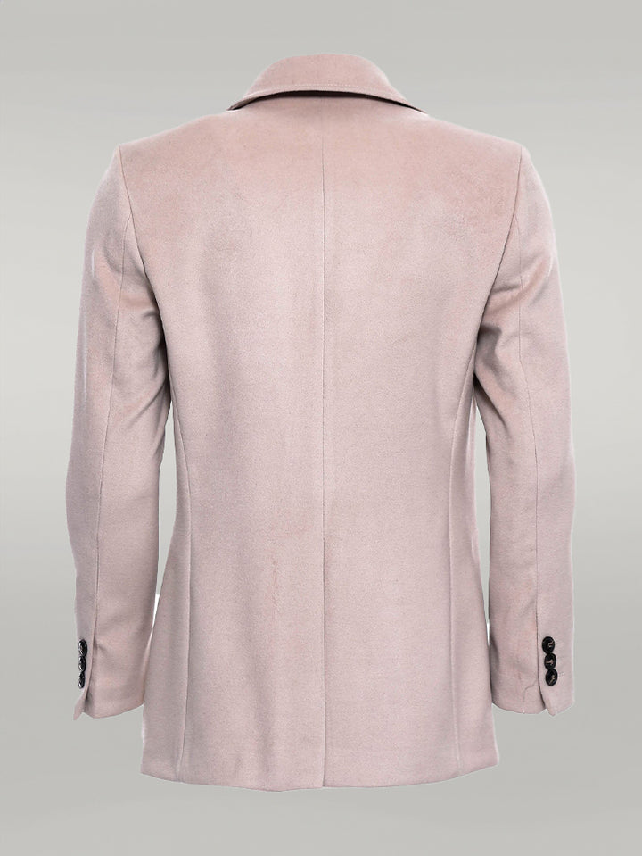 Manteau Cachet Croisé Couleur Crème - Wessi