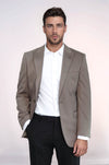 Beige Men's Jacket - Wessi