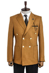 Blazer de hombre Tawny con doble botonadura y corte slim - Wessi