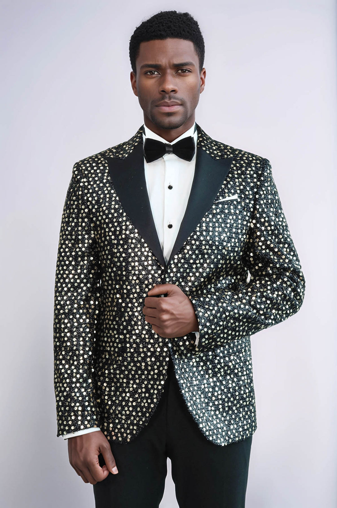 سترة حفلات مدخنة بنمط لامع | ويس