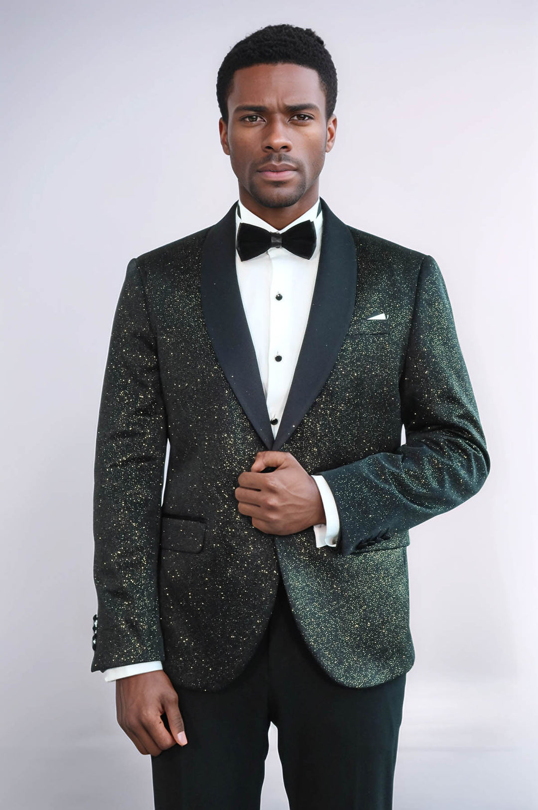 Blazer slim fit con solapa chal Blazer de fiesta para hombre - Wessi