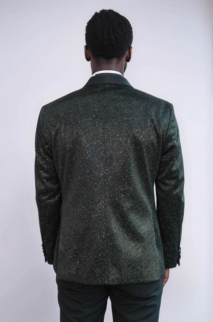 Blazer slim fit con solapa chal Blazer de fiesta para hombre - Wessi