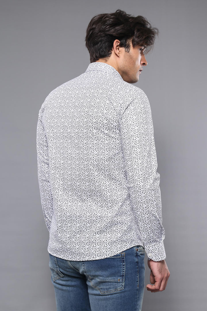 Slim Fit Patterned Shirt | Wessi