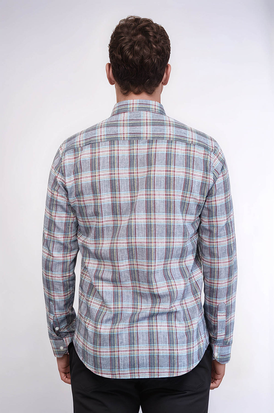 Camisa informal de cuadros azules - Wessi