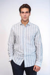 Camisa de hombre azul a rayas | wess