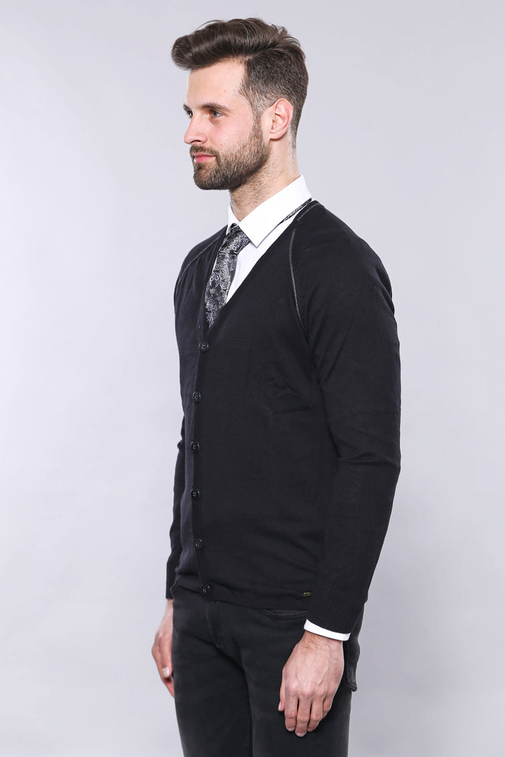 Maglieria in cotone nero - Wessi