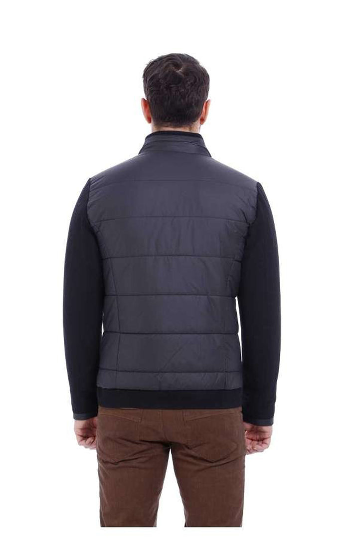 Manteau matelassé noir pour homme - Wessi