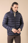 Chaqueta corta de plumas para hombre de color azul marino | wess