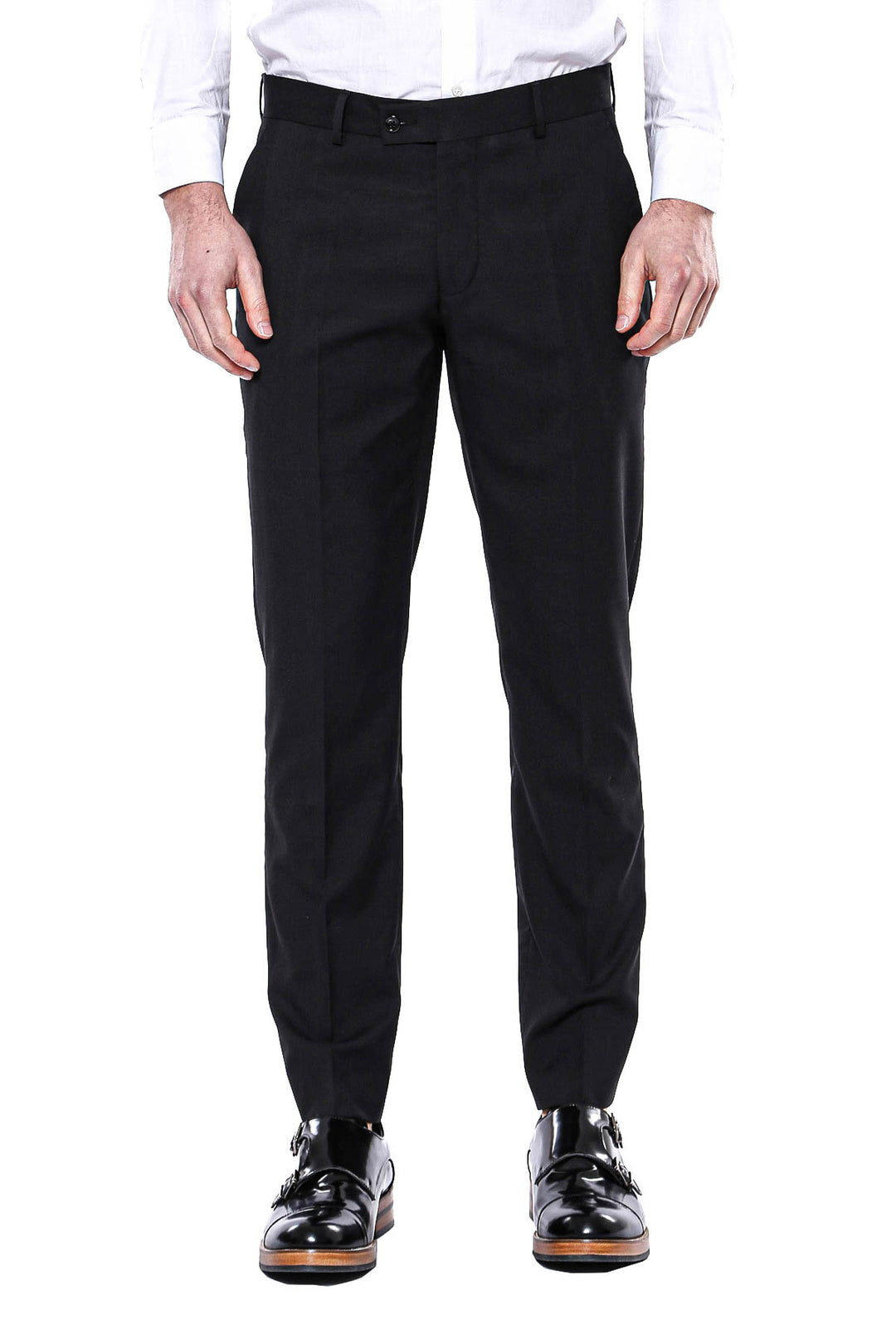 Pantalon noir uni pour homme - Wessi