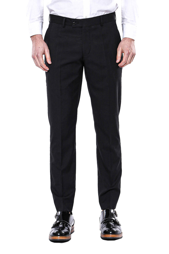 Pantalon noir uni pour homme - Wessi