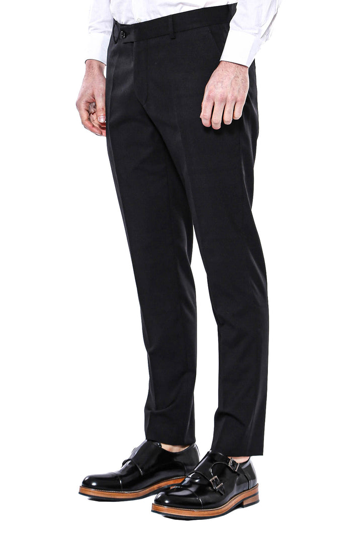 Pantalon noir uni pour homme - Wessi