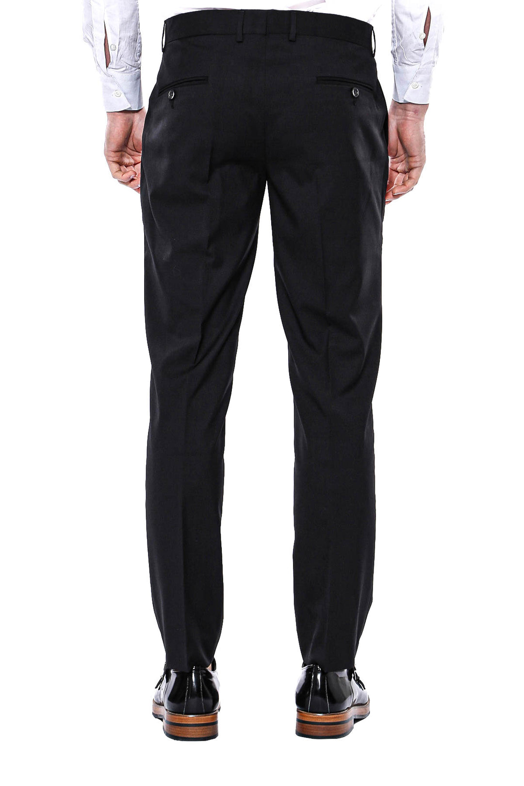 Pantalon noir uni pour homme - Wessi