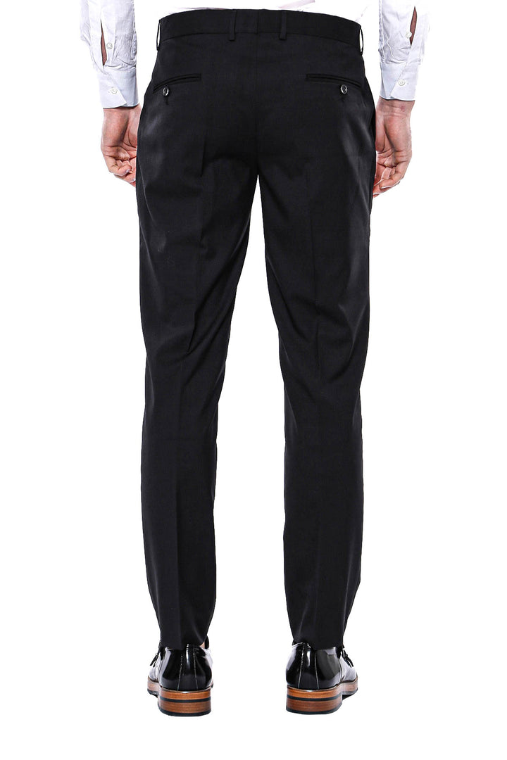 Pantalon noir uni pour homme - Wessi