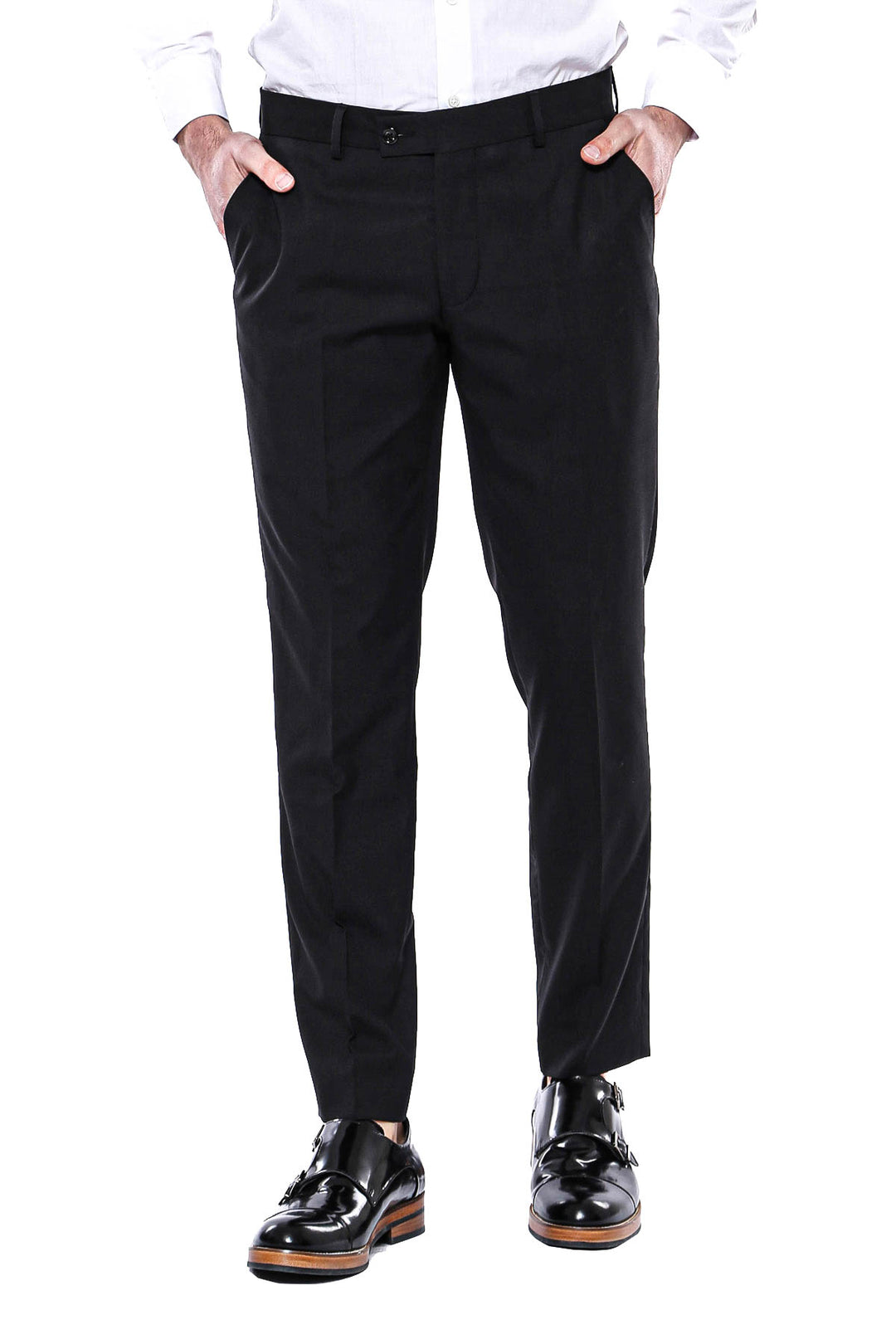 Pantalon noir uni pour homme - Wessi