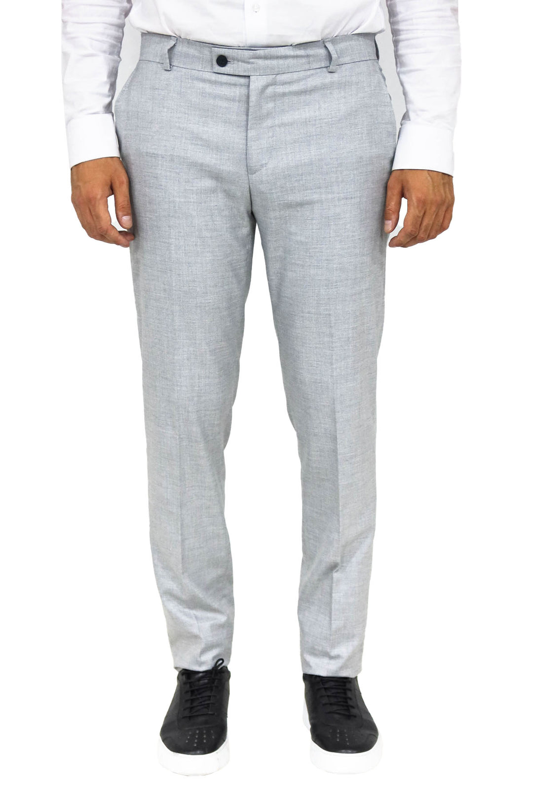 Pantalón Hombre Slim Fit Gris Textura - Wessi