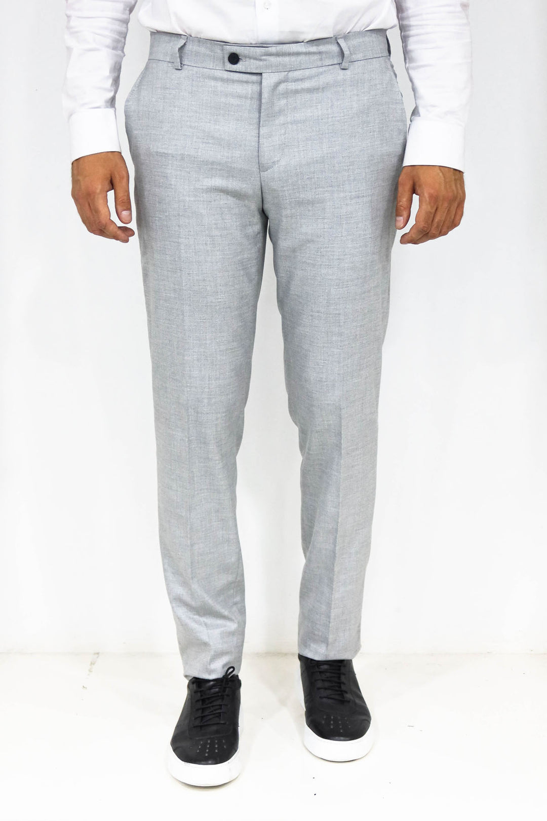Pantalón Hombre Slim Fit Gris Textura - Wessi