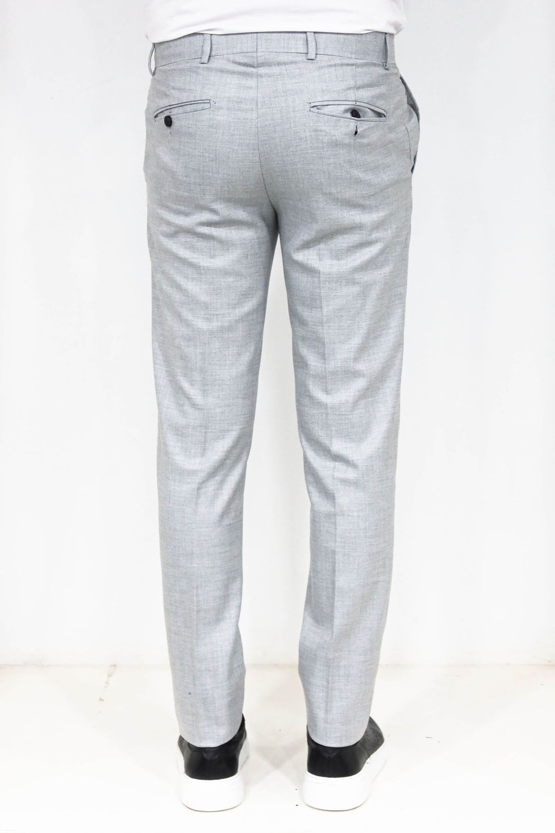 Pantalón Hombre Slim Fit Gris Textura - Wessi