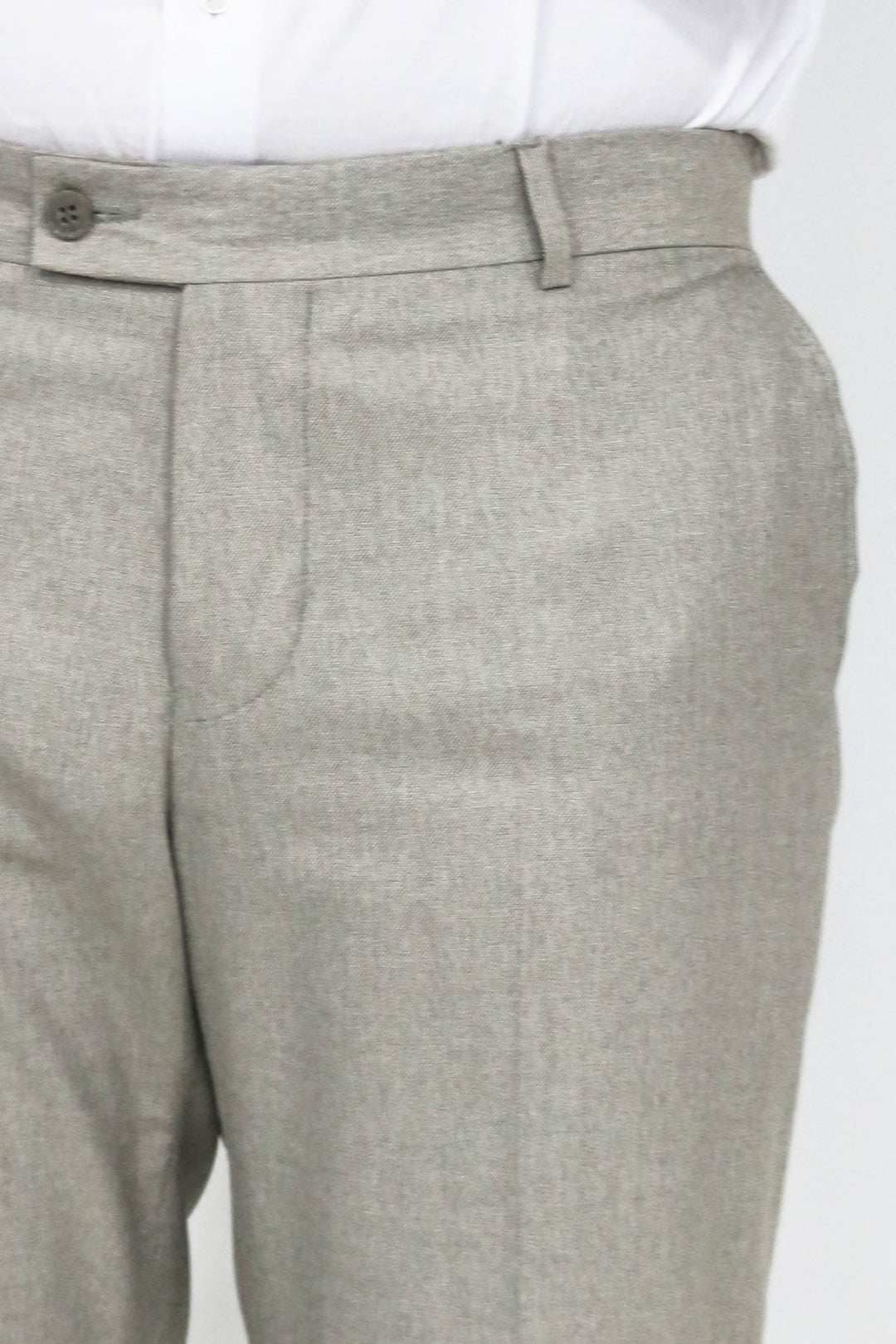 Pantalón Hombre Slim Fit Crema Textura - Wessi