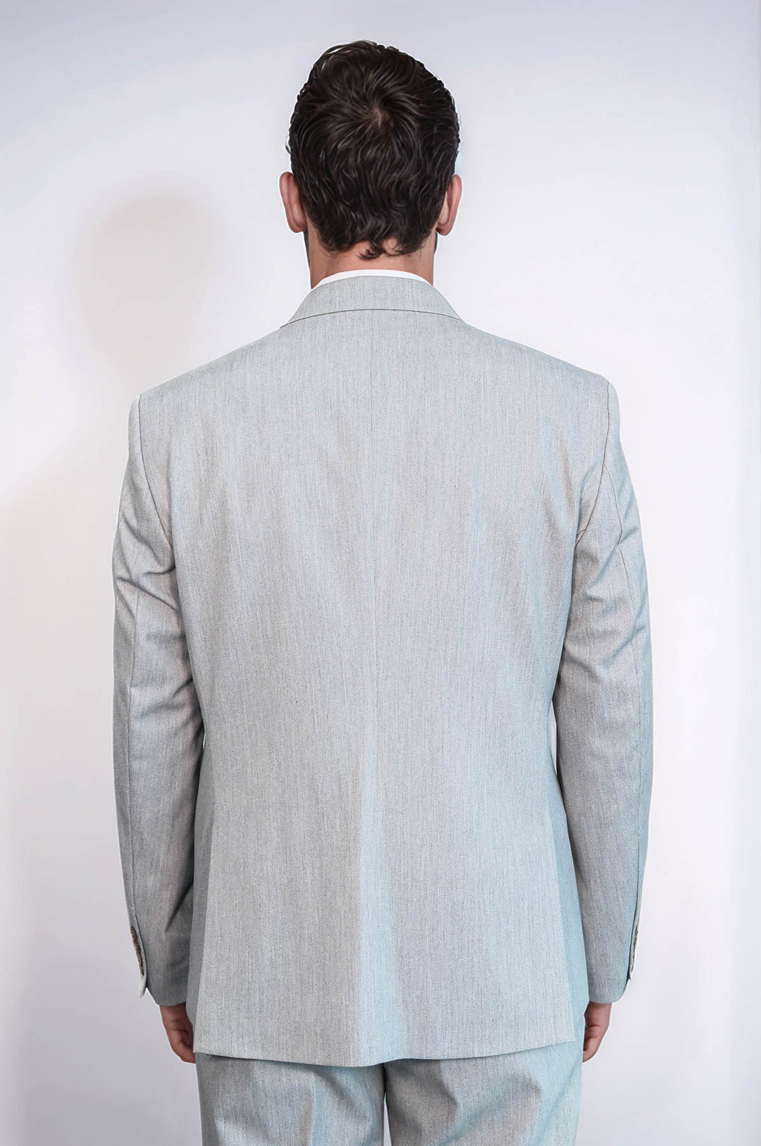 Traje de hombre 2 piezas liso slim fit gris claro - Wessi