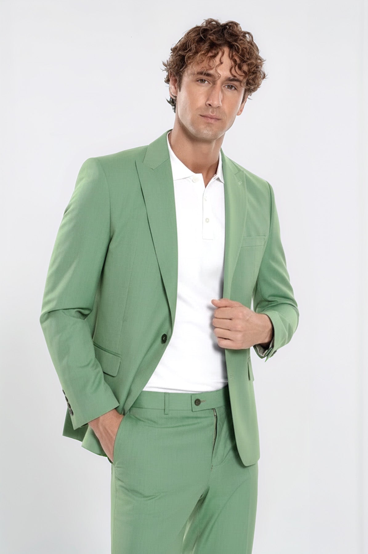 2 Piece Patterned Slim Fit Green Men Suit | Wessi Wessi - Discover Diversity 2 Piece Patterned Slim Fit Green Men Suit | Wessi Wessi - Discover Diversity