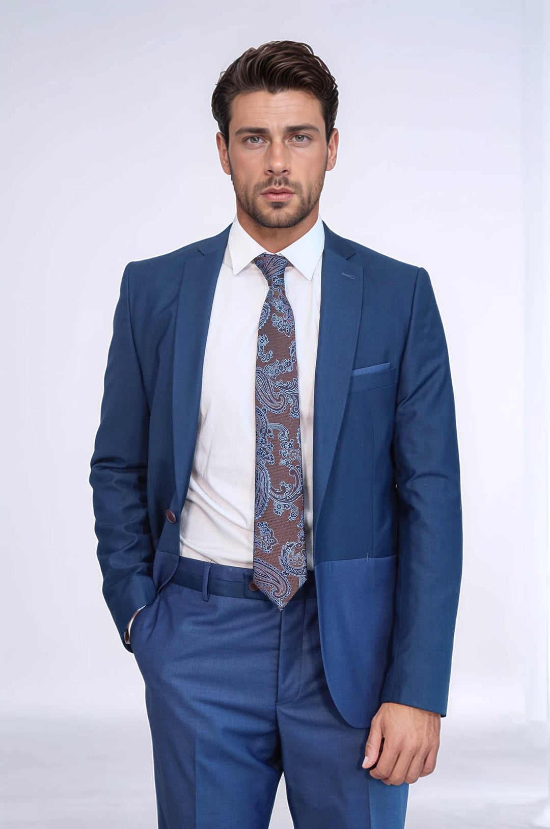 Traje de hombre modelo índigo | wess