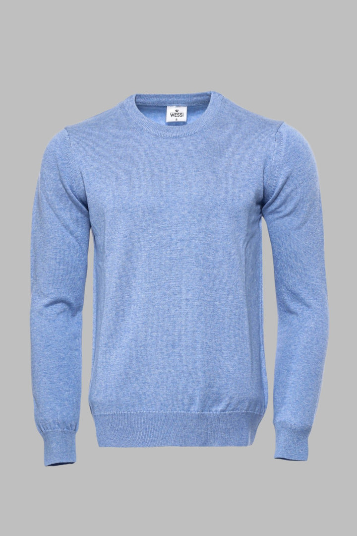 Maglione girocollo blu - Wessi