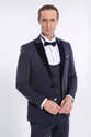 Smoking Suitable New York 100% Laine - Taille Slim Fit, Noir, élégant Et Durable - 6