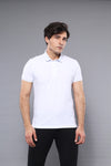 Polo T-shirt bianca semplice - Wessi