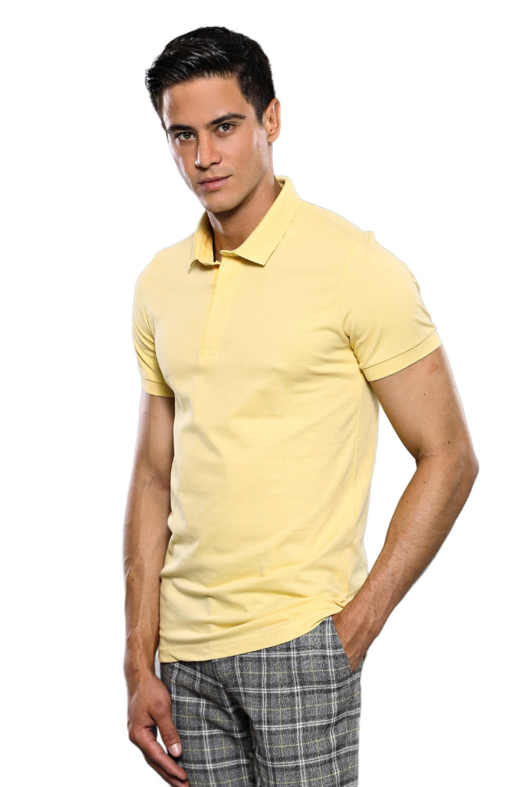 Camiseta Polo Lisa Amarilla | wess