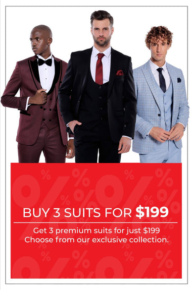 Buy 3 Suits For $199