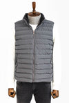 Chaleco de plumas reversible para hombre Puffer Gris - Wessi