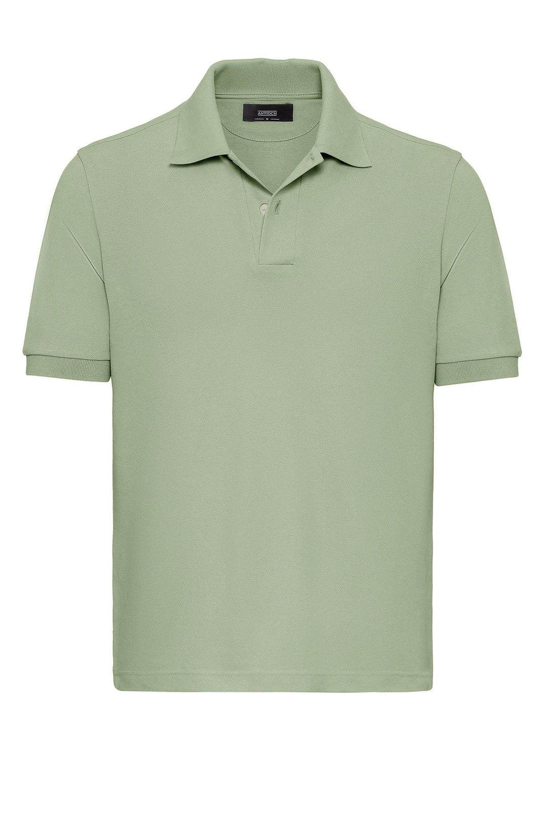 Men's Light Khaki Polo Neck T-Shirt - Wessi
