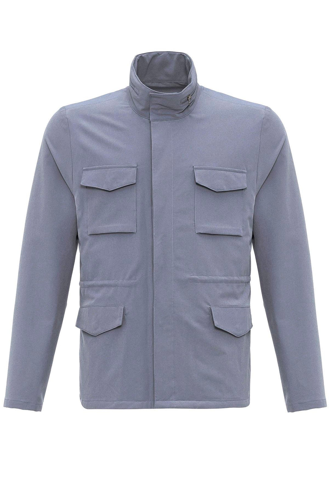 Veste Safari Col Montant Indigo Homme - Wessi