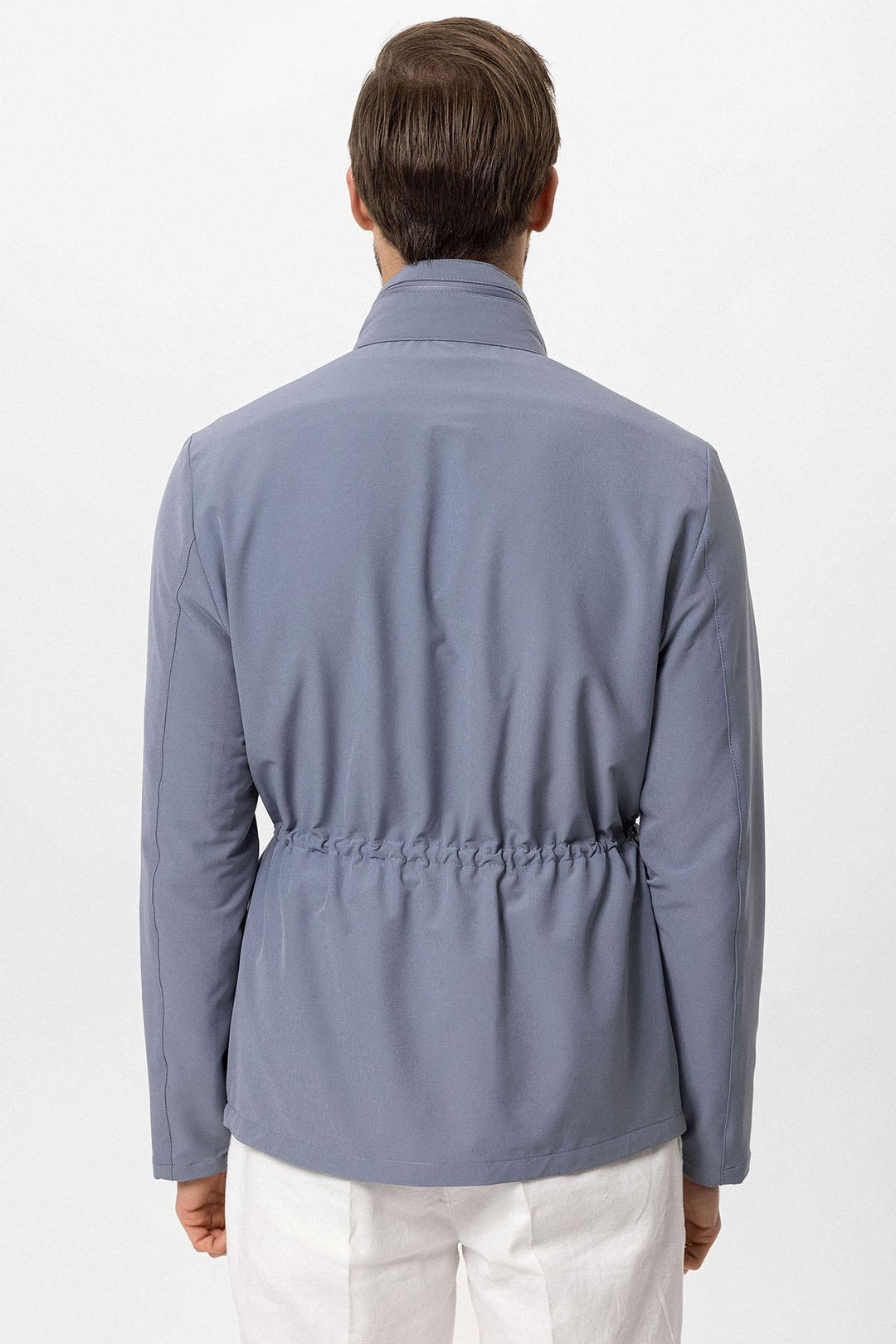 Veste Safari Col Montant Indigo Homme - Wessi