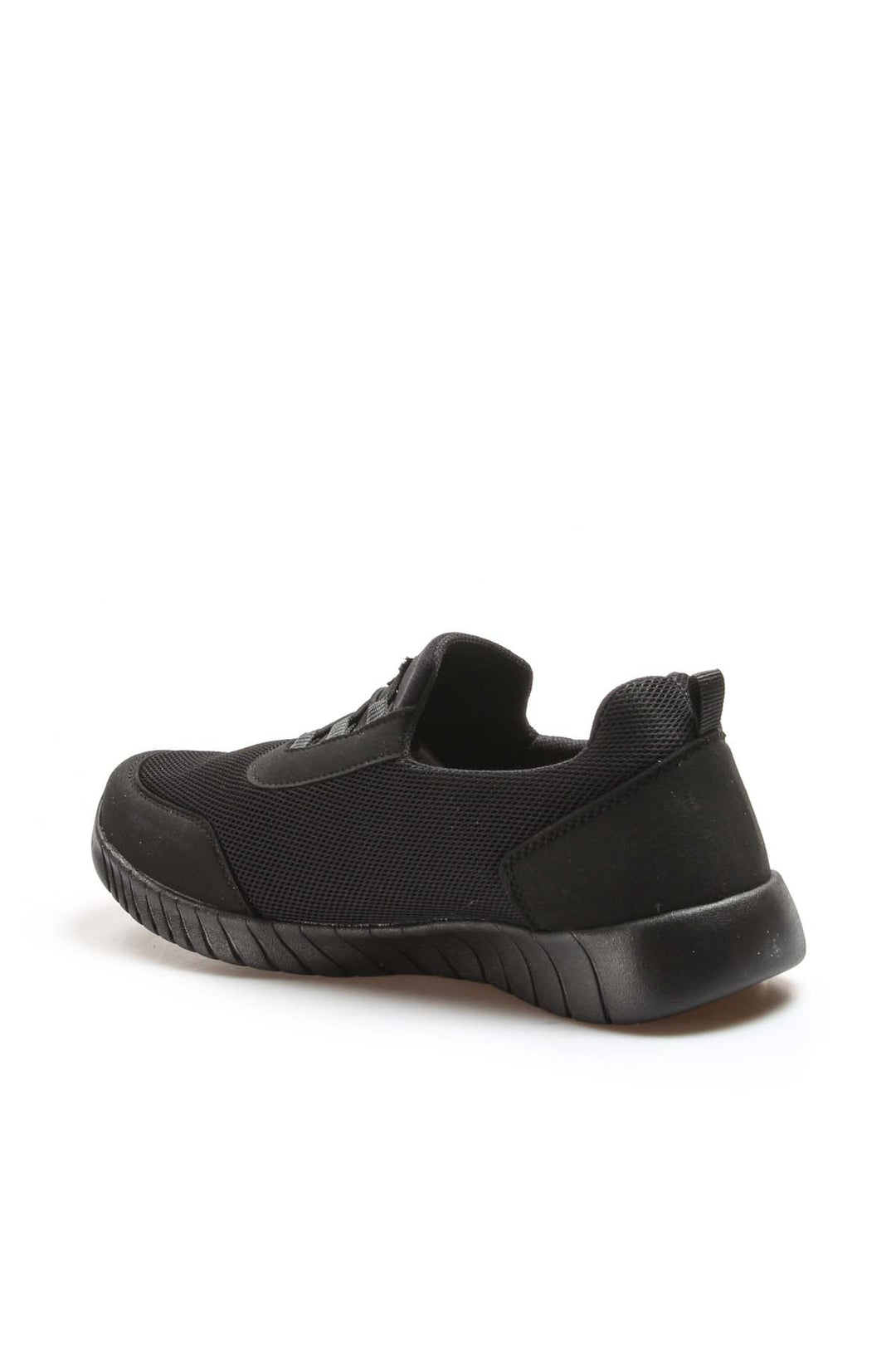 Zapatillas deportivas de malla con cordones negras para hombre - Wessi