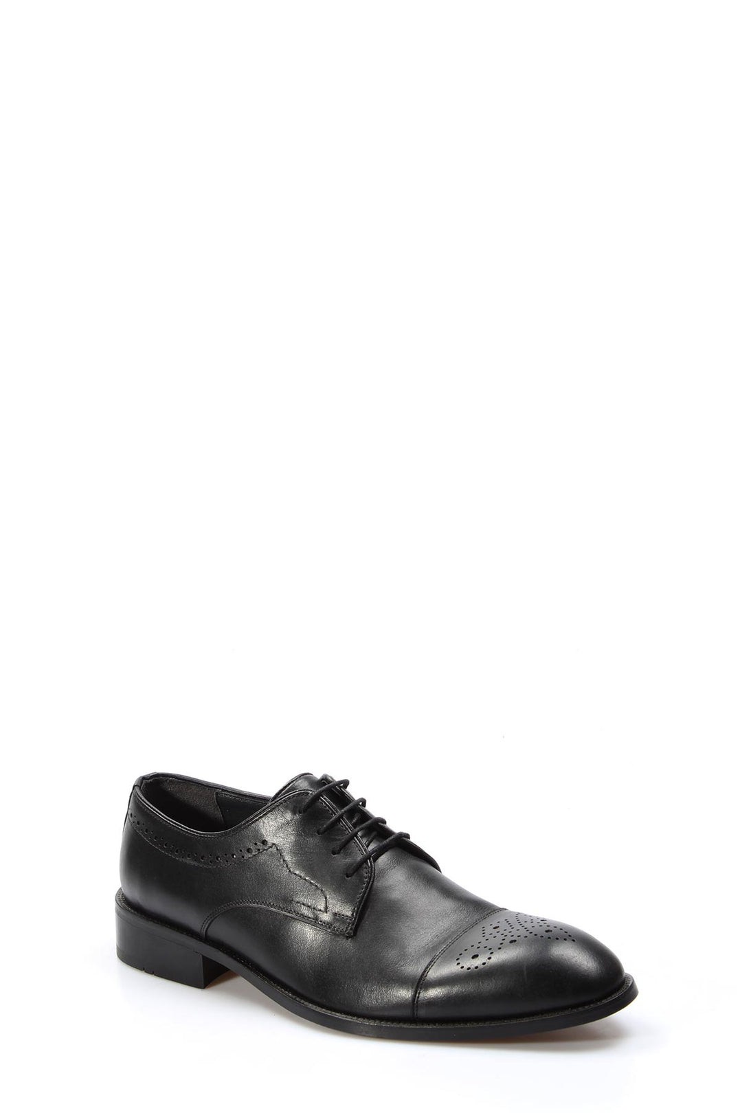 Chaussures habillées Oxford en cuir noir pour hommes - Wessi