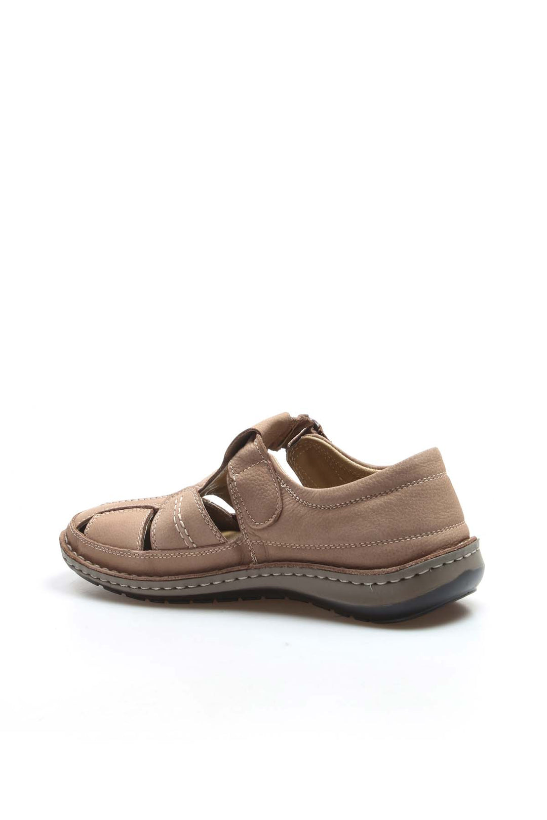 Scarpe sandalo in pelle beige da uomo - Wessi