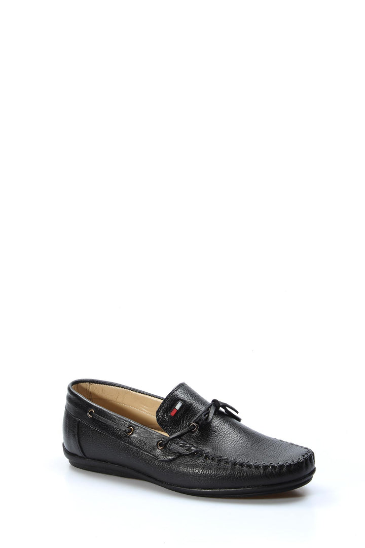 Mocasines de Hombre de Piel Negra con Adornos Elegantes - Wessi