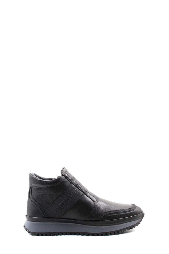 Stivaletti slip-on in pelle nera Wessi