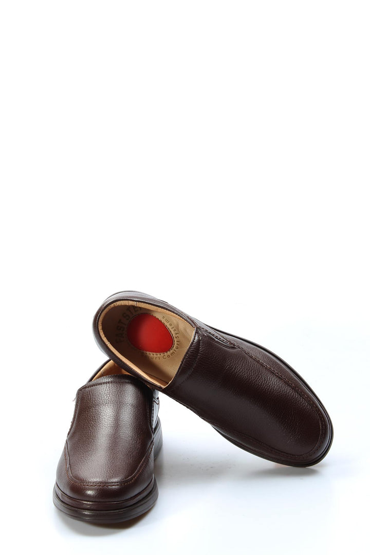 Mocasines Slip-On de Piel Marrón Elegantes para Hombre - Wessi