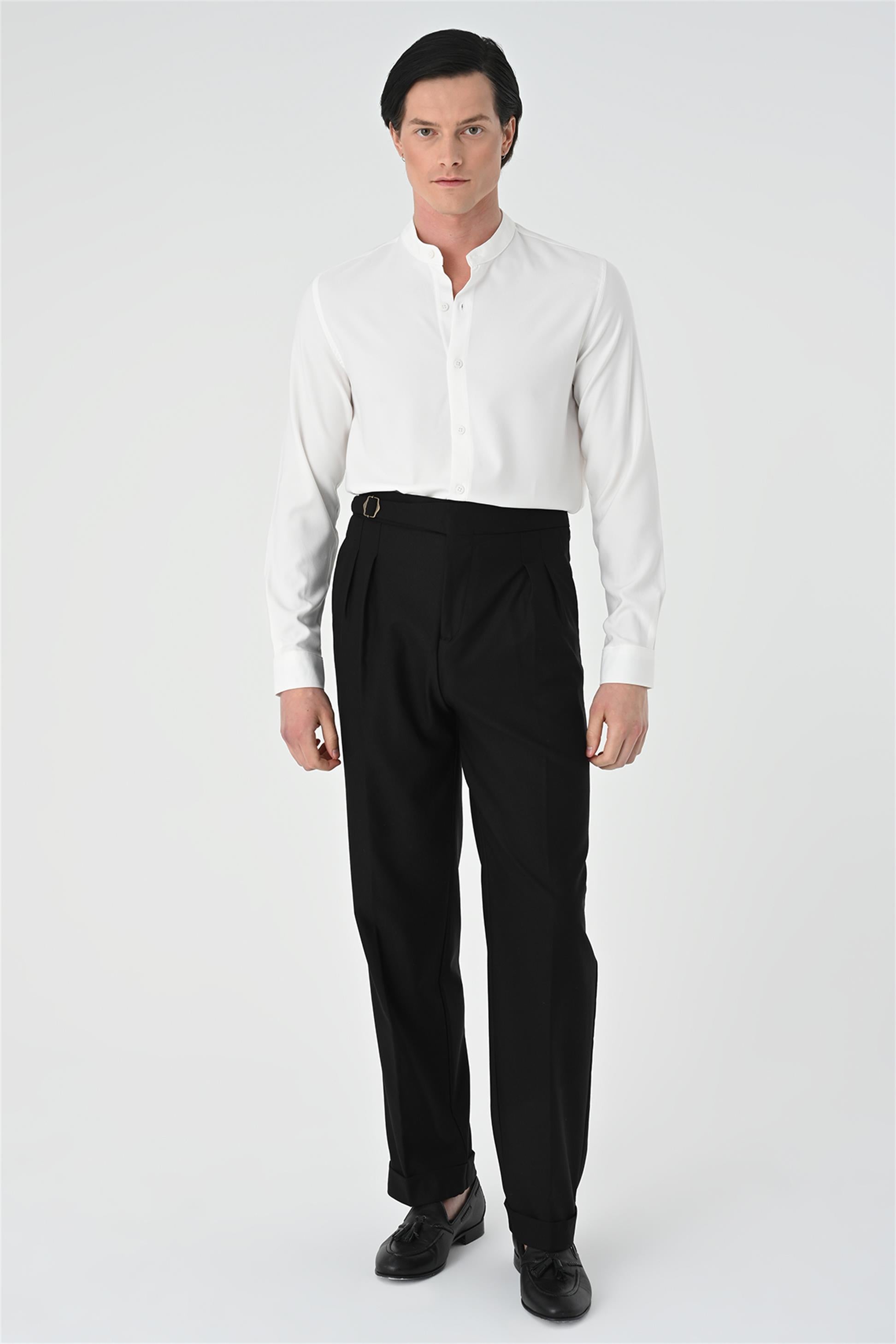 Chemise Habillée Homme Sur Mesure Marcella - Col 16 Pouces - Coton/polyester - Blanche - Neuf (sans étiquette)