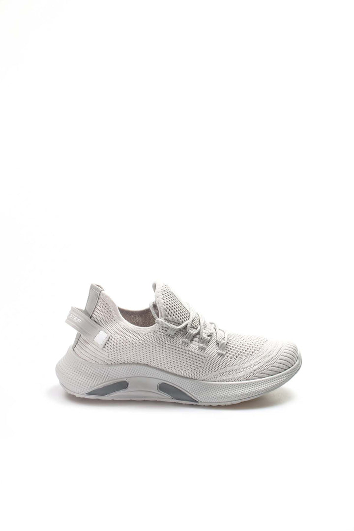 Baskets en tricot gris clair pour hommes avec semelle coussinée - Wessi