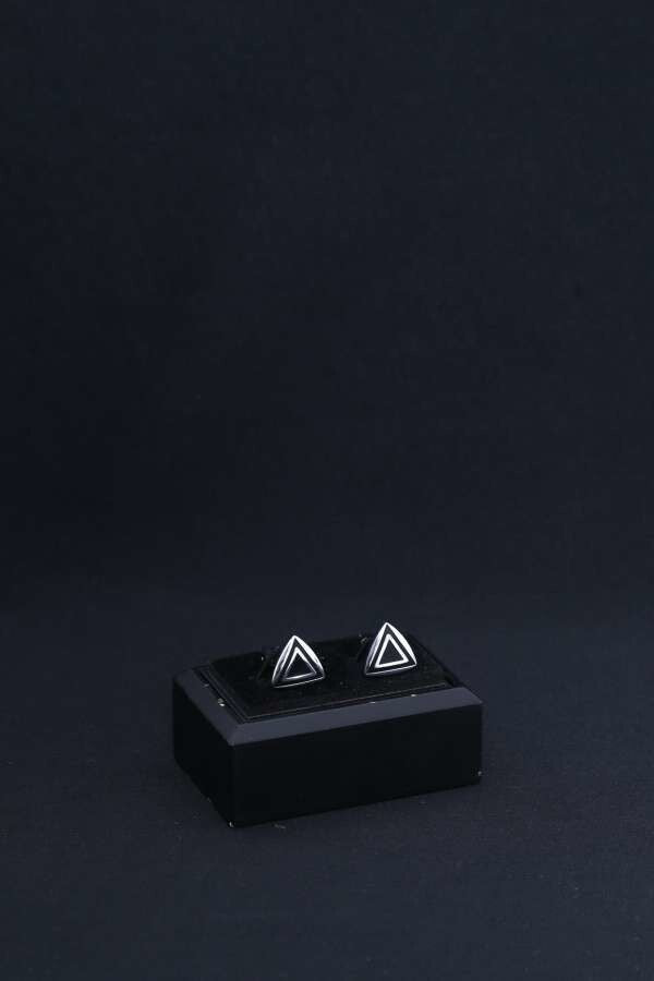 Triangle Design Men Cufflinks - Wessi