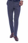Pantaloni da uomo blu navy fantasia - Wessi