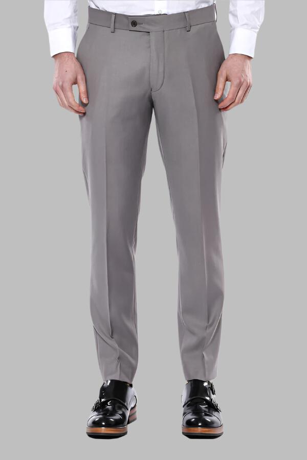Pantalones de hombre lisos en color beige - Wessi