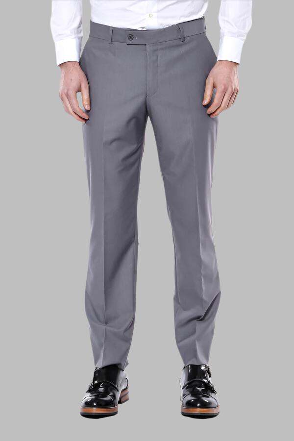 Pantalones de hombre gris liso - Wessi