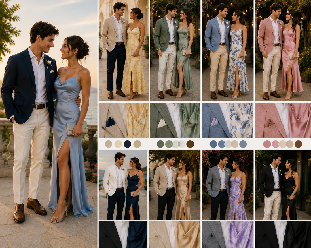 How to Match Your Prom Blazer to Your Date's Summer Dress Smoothly